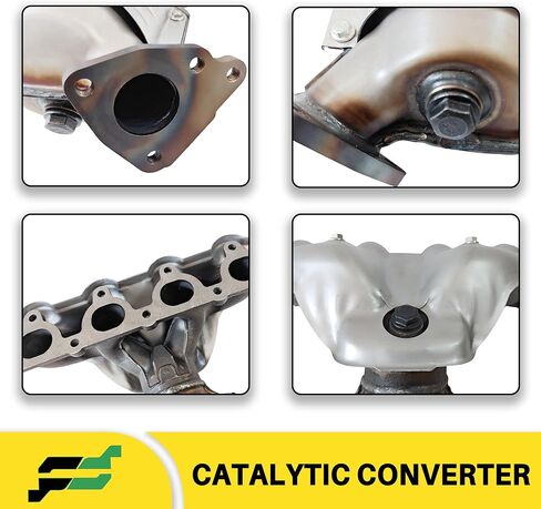 Catalytic Converter Compatible with Honda Civic 2014 2015 1.8L Front,Replace 641545, 674-302, 674302,18190R1BA00(EPA Compliant high flow catalytic converter exhaust manifold） in Kuwait