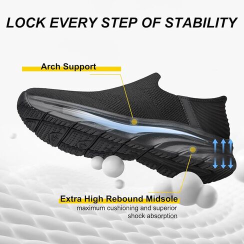 أحذية المشي للسيدات يديه زلة حرة على أحذية رياضية راحة خفيفة الوزن غير قسيمة تجريب أحذية ممرضة in Kuwait