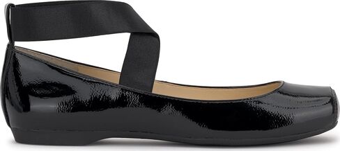 Jessica Simpson Women's Mandalaye Ballet Flat, Black Blossom Burst, 6.5 in Kuwait