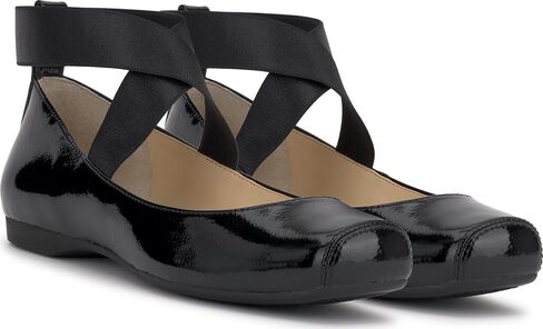 Jessica Simpson Women's Mandalaye Ballet Flat, Black Blossom Burst, 6.5 in Kuwait