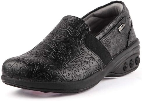 Therafit Annie Women's Slip Resistant Leather Slip On - for Plantar Fasciitis/Foot Pain in Saudi Arabia