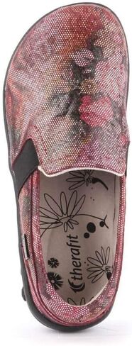 Therafit Annie Women's Slip Resistant Leather Slip On - for Plantar Fasciitis/Foot Pain in Saudi Arabia
