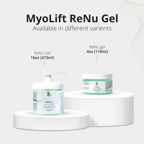 7Weleness MyoLift Renu هلام موصل لـ Microcurrent ، هلام موصل Microcurrent Renu للجلد الجاف للوجه (16 أوقية / 473 مل) in Saudi Arabia