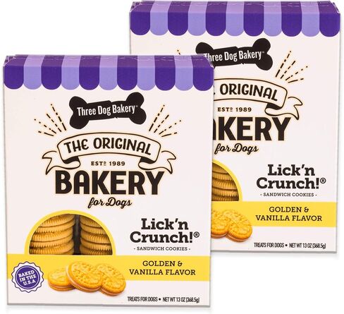 Three Dog Bakery Blueberry PieLick'n Crunch 13oz (Regular Stock Product 6/case) in Saudi Arabia