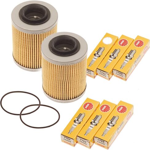 Sea Doo Spark 900 Oil Filter W/O-Ring & NGK Spark Plugs 420956123 CR8EB 2 Pack in Saudi Arabia