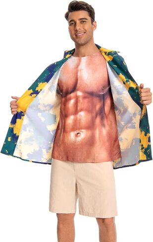 Funny 4th of July Shirt for Men USA Flag Patriotic Outfits for Party Hawaii Bowling Outfits in Kuwait