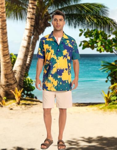 Funny 4th of July Shirt for Men USA Flag Patriotic Outfits for Party Hawaii Bowling Outfits in Kuwait