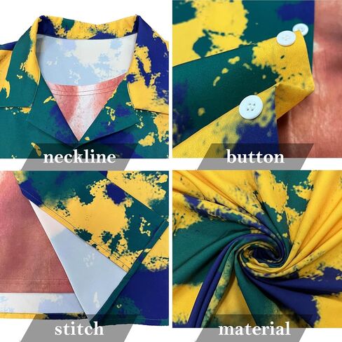Funny 4th of July Shirt for Men USA Flag Patriotic Outfits for Party Hawaii Bowling Outfits in Kuwait