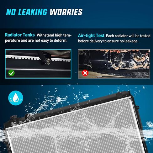 Nilight Radiator for Toyota Sequoia 2001 2002 2003 2004 2005 2006 2007, Tundra 4.7L V8 2004-2006 in Saudi Arabia