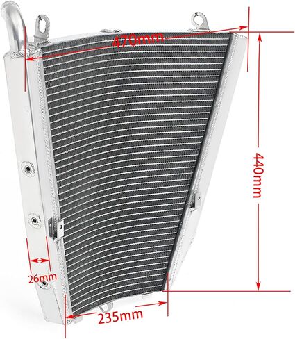Aluminum Radiator Cooling Cooler for Honda CBR1000RR CBR 1000 RR 2008-2011 in Saudi Arabia