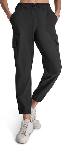 DKNY Women's Wide Leg Adjustable Waistcord Cargo Pant in Saudi Arabia