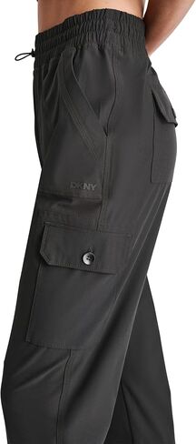 DKNY Women's Wide Leg Adjustable Waistcord Cargo Pant in Saudi Arabia