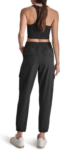 DKNY Women's Wide Leg Adjustable Waistcord Cargo Pant in Saudi Arabia