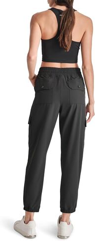 DKNY Women's Wide Leg Adjustable Waistcord Cargo Pant in Saudi Arabia