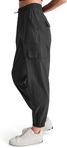 DKNY Women's Wide Leg Adjustable Waistcord Cargo Pant in Saudi Arabia