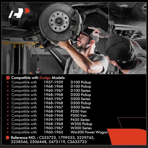 A-Premium Clutch Slave Cylinder متوافقة مع Dodge D100 Pickup 1957-1959 1968 ، D200 D300 Pickup 1968 ، D100 D200 D300 Series ، P200 P300 Van ، P450 Series ، W300 Pickup Series ، WM300 Power GAGON in Saudi Arabia