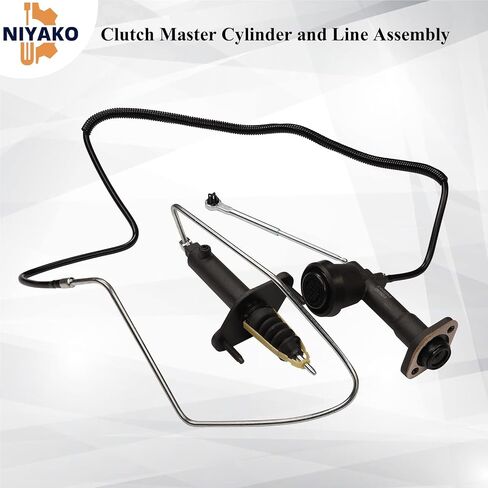 Clutch Master Cylinder and Line Assembly Replacement# CC649028 12385527 12387711 Fit 1992-1995 Chevy GMC C1500 C2500 C3500 K1500 K2500 K3500 in Saudi Arabia