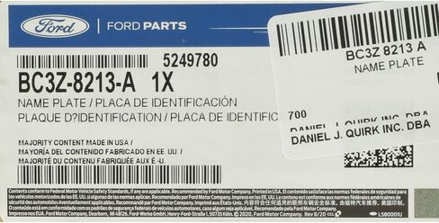 2011-2016 Ford F-Series Super Duty 13 "Grille Grille Blue Oval Emblem BC3Z-8213-A in Saudi Arabia