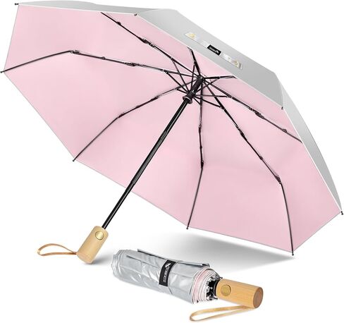 ZOMAKE UV Umbrella for Sun Protection UPF 50+,43 Inch Travel Compact Sun Umbrellas UV Blocking Small Auto Open Portable for Walking in Saudi Arabia