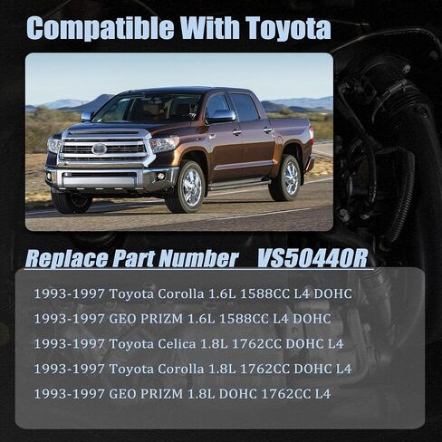 Valve Cover Gasket VS50440R Compatible with Toyota Corolla Celica 1993-1997 Compatible with GEO PRIZM 1993-1997 1.6L 4AFE 1.8L 7AFE in Saudi Arabia
