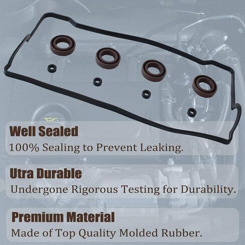 Valve Cover Gasket VS50440R Compatible with Toyota Corolla Celica 1993-1997 Compatible with GEO PRIZM 1993-1997 1.6L 4AFE 1.8L 7AFE in Saudi Arabia
