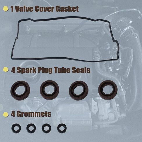 Valve Cover Gasket VS50440R Compatible with Toyota Corolla Celica 1993-1997 Compatible with GEO PRIZM 1993-1997 1.6L 4AFE 1.8L 7AFE in Saudi Arabia
