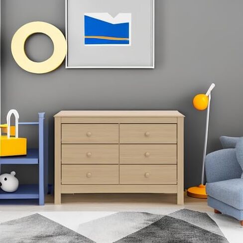 Graco Noah 3 Drawer Chest with Changing Topper (Pebble Gray) – GREENGUARD Gold Certified, Baby Dresser Table Top, for Nursery, Kids in Saudi Arabia