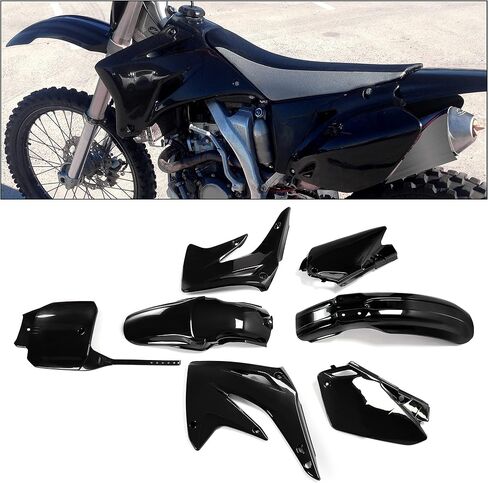 Kojem بلاستيك كيتش مجموعة هيكل الجسم مجموعة Fairing متوافقة مع 2003-2007 Honda CR85R / CR85RB خبير (الأحمر والأبيض) in Saudi Arabia