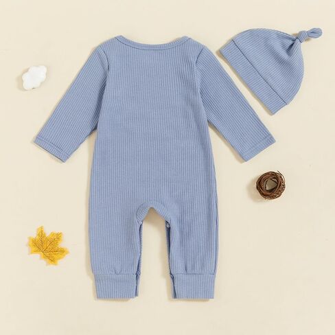 Newborn Baby Boy Clothes Letter Long Sleeve Romper Outfits Jumpsuit Infant Summer Clothes 2PC Outfits Set in Saudi Arabia