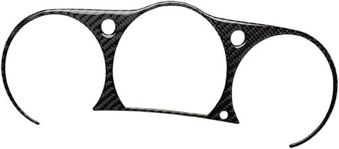 Cnonee1 Instrument Cluster Panel Cover Decorative Trim Sticker, Carbon Fiber Black Dash Gauge Instrument Cluster Panel Interior Trim Set for Nissan 350z With Navigation System & AMT 2006-2009 in Saudi Arabia