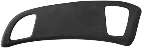 CNINBA13 ملصقات داخلية للسيارة من جلد الغزال من جلد الغزال غطاء ديكور لوحة تغطية لشيفروليه كورفيت C7 2014-2019 ، رمادي داكن in Kuwait