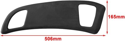 CNINBA13 ملصقات داخلية للسيارة من جلد الغزال من جلد الغزال غطاء ديكور لوحة تغطية لشيفروليه كورفيت C7 2014-2019 ، رمادي داكن in Kuwait