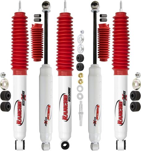 Single Rancho RS5000 Series Steering Stabilizer fits 2005 2006 F450 F550 Super Duty with Original Equipment Manufacturer Steering Damper Mounts | Includes TrendsAuto Decal in Saudi Arabia