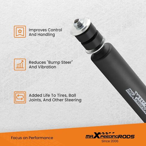 maXpeedingrods Steering Stabilizer For Ford F250 F350 Super Duty 4WD 1999-2004 For Ford Excursion 4WD 2000-2005 in Saudi Arabia