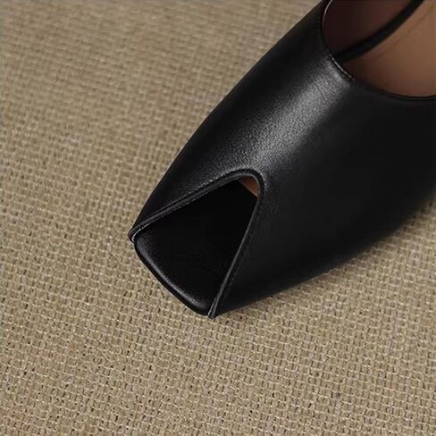 Womens Wedge Mules Peep Open Toe Slides Comfortable Slip on Sandals in Saudi Arabia