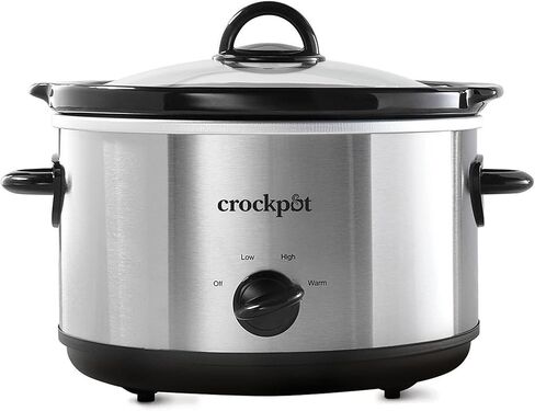 Crock-Pot 3 Quarts Manual Design Series Slow Cooker with 3 Manual Heat Settings Cooks Meals for 3 Plus People with Removable Stoneware Bowl, Copper in Kuwait