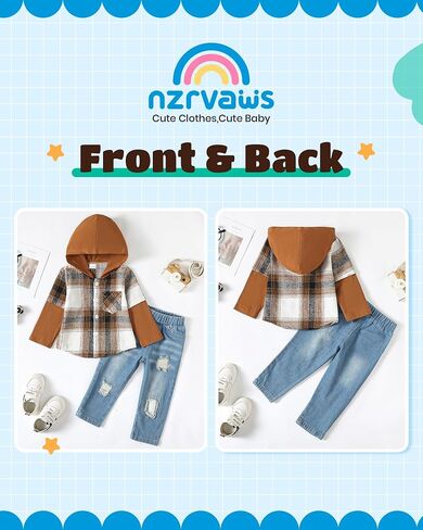 NZrvaws طفل طفل ملابس طفل صغير الرضيع 6 12 18 24 شهرا 2 3 تويس سروالينز جينز الخريف ملابس الشتاء in Kuwait