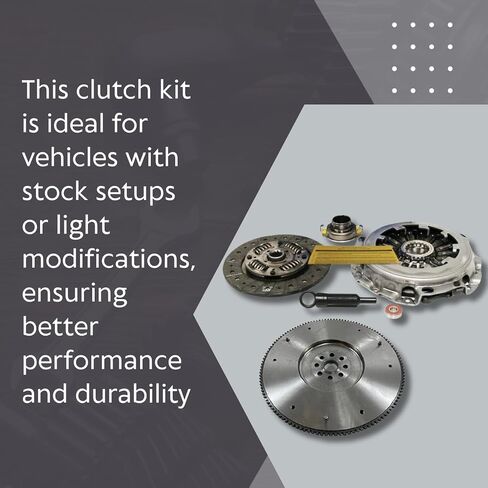 exedy clutch kit مع دولاب الموازنة الثقيلة EFT لعام 2002-2005 Subaru Impreza WRX EJ205 2.0T - مجموعة استبدال قابض OE كاملة من أجل تحسين الأداء والمتانة - مع ضمان 12 شهرًا للعلامة التجارية in Saudi Arabia