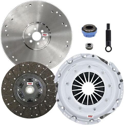 ClutchMaxPRO 11" Performance Stage 2 Clutch Kit with Flywheel with Slave Cylinder Compatible with 1993 1994 1995 1996 Ford F150 F250 F350 4.9L 6cyl 5-speed (CP07097HDWS-FW167934-ST2) in Saudi Arabia
