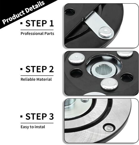 AC Compressor Clutch Bearing and Hub Plate Kit, Replacement for Acura ILX Hybrid 2013 2014 2015, Replacement for Honda Civic Hybrid 1.5L 2012 2013 2014 2015 in Saudi Arabia