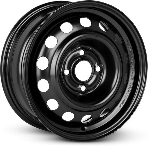 لعام 1987-2001 Mitsubishi Mirage 14 بوصة سوداء مطلية حافة الصلب - OE الاستبدال المباشر - Road Ready Car Wheel in Saudi Arabia