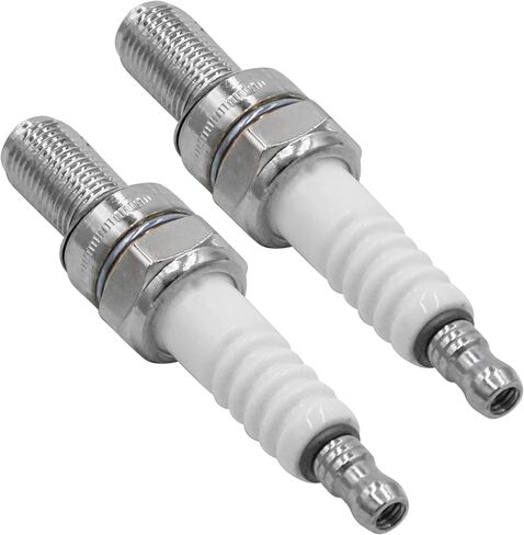 Caltric Nickle Spark Plug Compatible with Kawasaki Prairie 650 700 4x4 2002-2006 / Eliminator 125 2001-2009 / Brute Force 650 750 4x4 4x4i 2005-2013 / Ninja 250R 2008-2012/2 Qty in Saudi Arabia