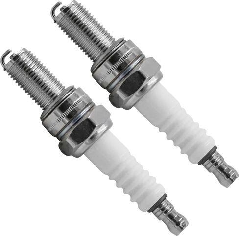 Caltric Nickle Spark Plug Compatible with Kawasaki Prairie 650 700 4x4 2002-2006 / Eliminator 125 2001-2009 / Brute Force 650 750 4x4 4x4i 2005-2013 / Ninja 250R 2008-2012/2 Qty in Saudi Arabia
