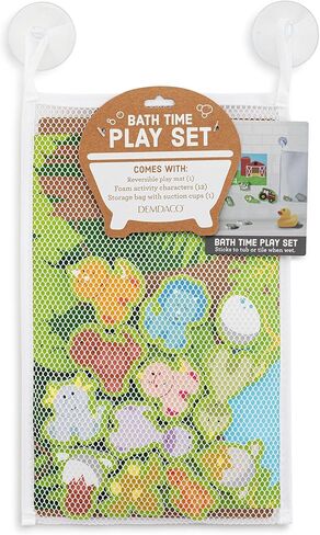 Demdaco أحب أن يلعب 11 × 7 بوصة مسلية لعبة حوض الاستحمام مع منظم أكياس الشبك in Kuwait