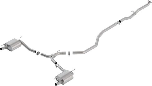 Borla 140786 Cat-Back Performance Sured for 2018-2022 Honda Accord Sport 4 Cyl. T-304 الفولاذ المقاوم للصدأ مقسمة مزدوجة الخروج الخلفي واحد 2.25 "الخروج كل نصائح جانبية لا تشمل إعادة استخدام O.E. نصائح in Saudi Arabia