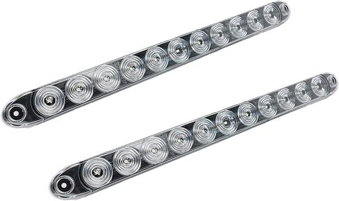Tecniq ، INC زوج من 15 "LED - STOP TURN TAIL MARKER LIGHT (STT) - LEDS أحمر مع عدسة واضحة - مقطورة متعددة الوظائف ، شريط ضوء الشاحنة أو المعدات المصنوعة من TECNIQ في الولايات المتحدة الأمريكية ، منخفضة الانقسام in Saudi Arabia