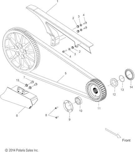 Polaris Victory Motorcycles Drive Belt ، الجزء 3211102 in Saudi Arabia