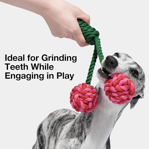 ألعاب حبل الكلاب من فيتريسكا، ألعاب مضغ للكلاب لتنظيف الأسنان، لعبة شد الحبل للكلاب من أجل الملل، لعبة حبل الكلاب القوية للمضغ العدواني، ألعاب مضغ الجرو للتسنين/التدريب/اللعب in Kuwait