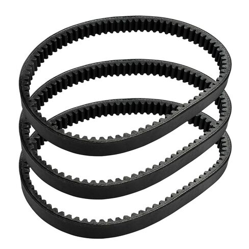 3 PCS Drive Belt Compatible with Manco 285 286 485 486 606 Go Kart Baja Blaster BB65 Dune DN65 Sand Dog SD65 Trax TX65 196cc 6.5HP American Sportworks 136cc 208cc Marauder Black Widow Fox LXT in Saudi Arabia