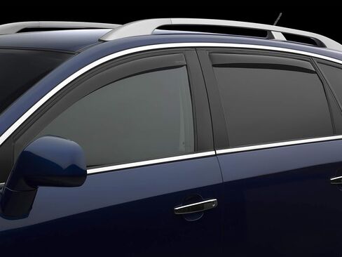 Weathertech مخصص تناسب النافذة الجانبية المنحرفات ل Dodge Durango - (82696IM) ، مجموعة الأمامية والخلفية - داكن الصبغة in Kuwait